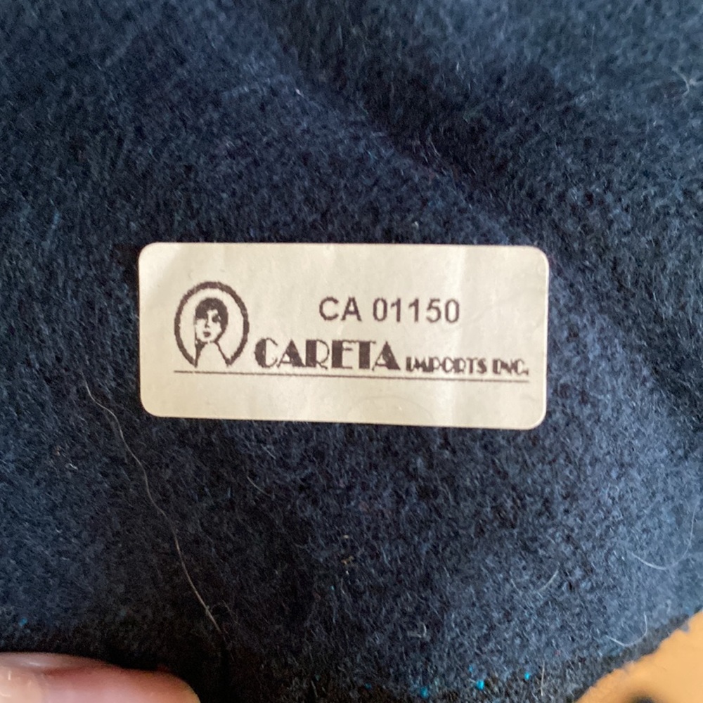 O/S, beautiful, reversible, made in France, open jacket/cape. Rich colours! - Picture 6 of 6